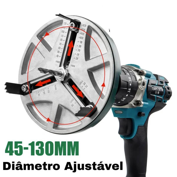 Gabarita Corte - Perfect Stell ® Perforador Multifuncional Ajustable 45-130 mm