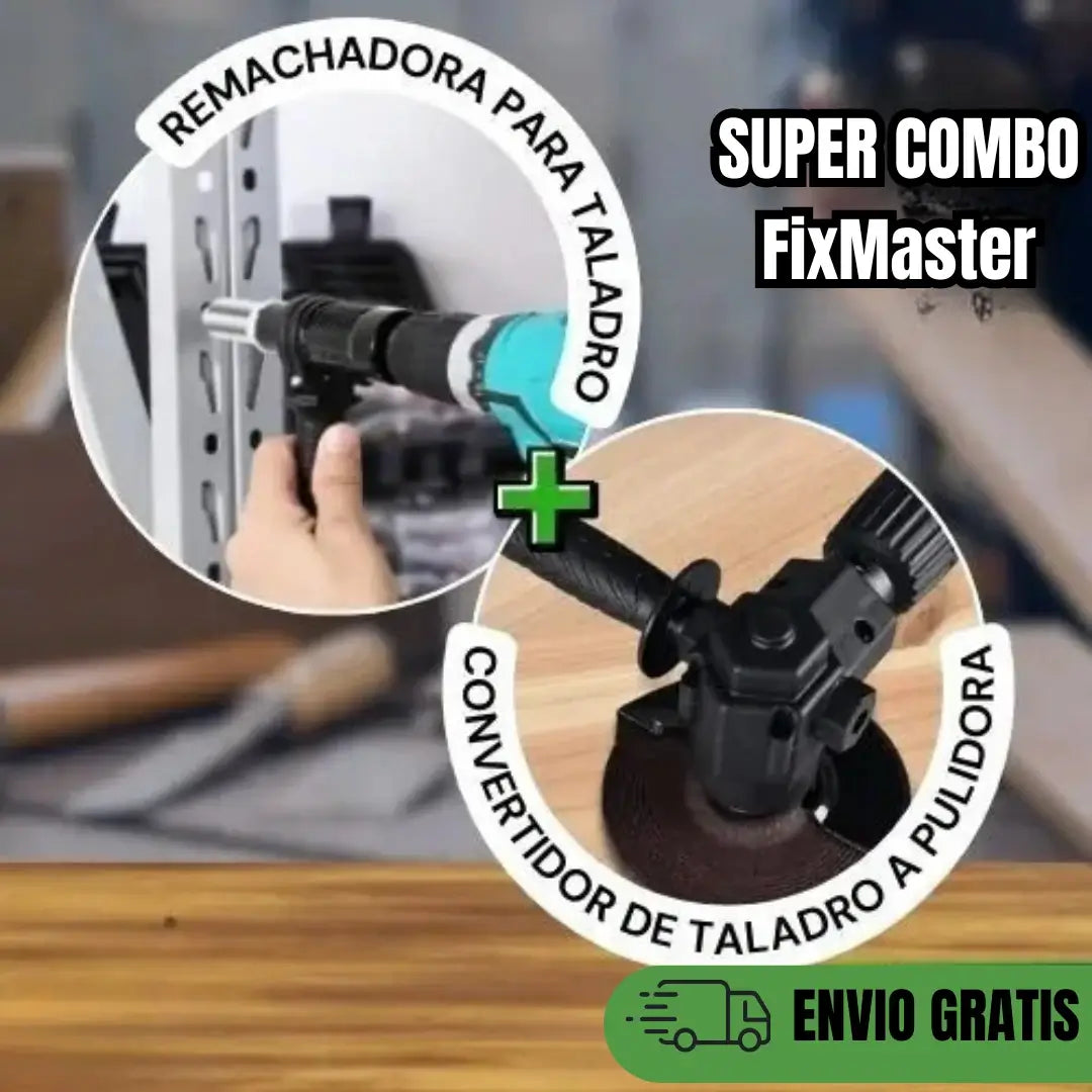 Combo Adaptador y Remachador