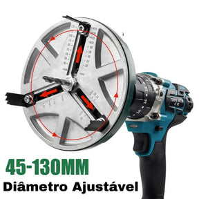 Gabarita Corte - Perfect Stell ® Perforador Multifuncional Ajustable 45-130 mm