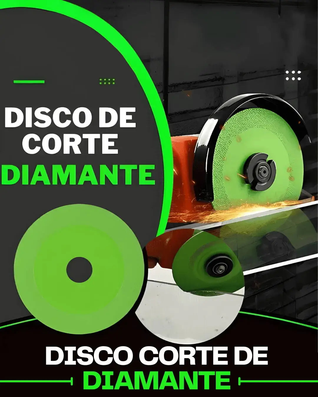 Disco Cortador De Vidrio Ceramica Porcelanato y Otros